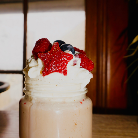 Indulge in Summer Bliss with Our Refreshing Summer Berries Sweet Cream Coffee Frappe!