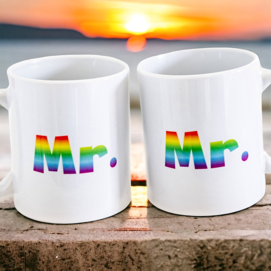 Mr. & Mr. Rainbow Coffee Mug - Grounds4Cause